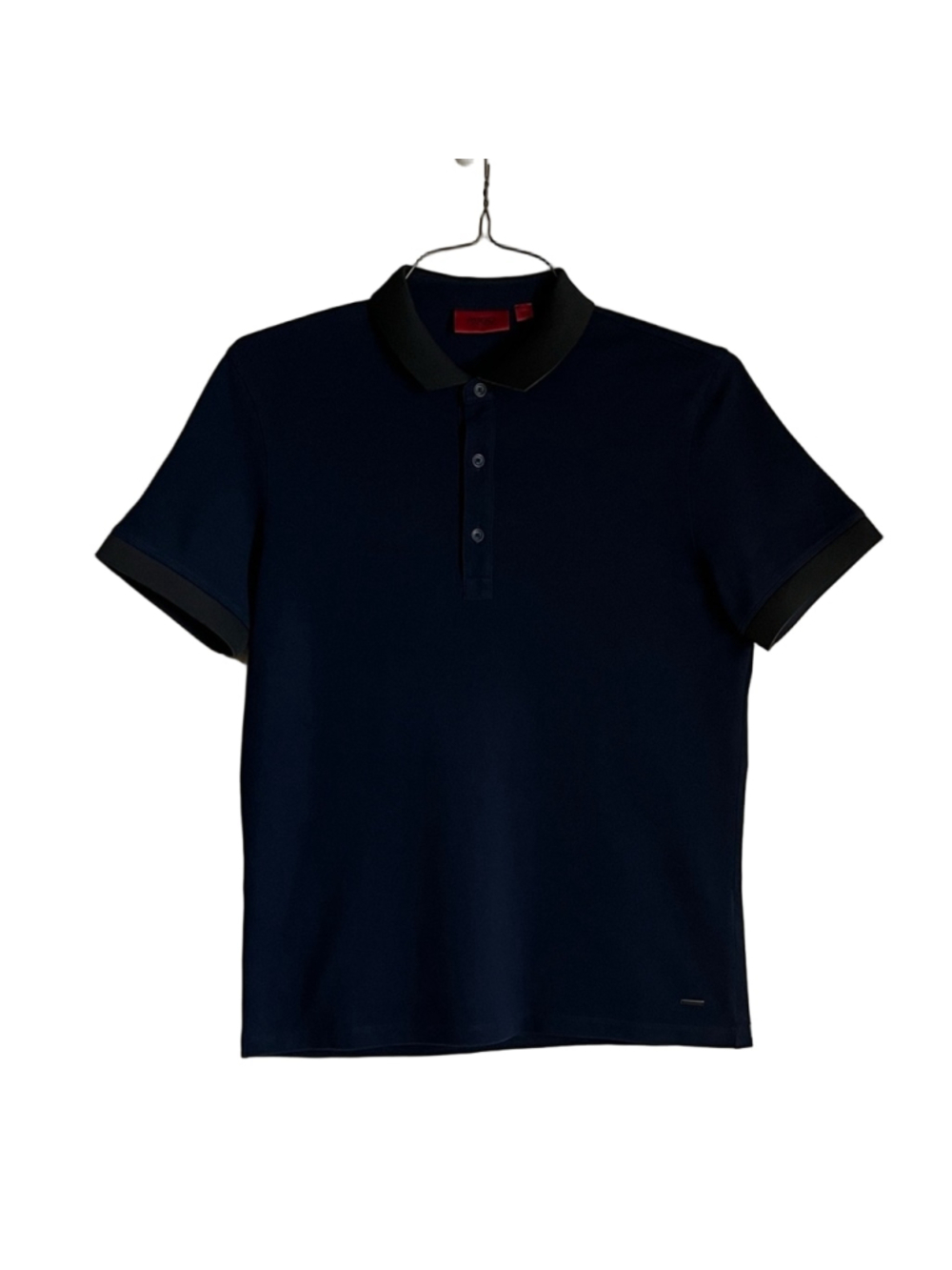 HUGO by Hugo Boss Dark Blue Polo Shirt with Black Accents